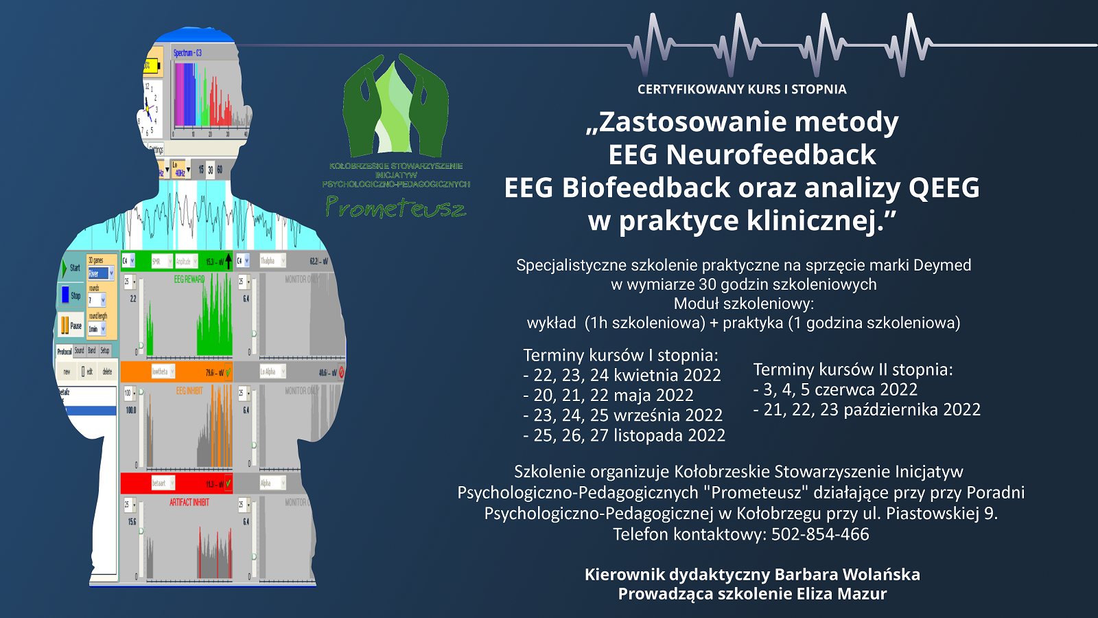 Program kursu I Stopnia Kołobrzeg 2022 plakat