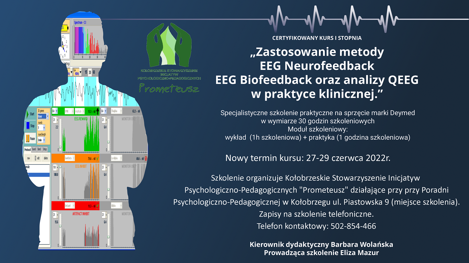 Program kursu I Stopnia Kołobrzeg 2022 plakat